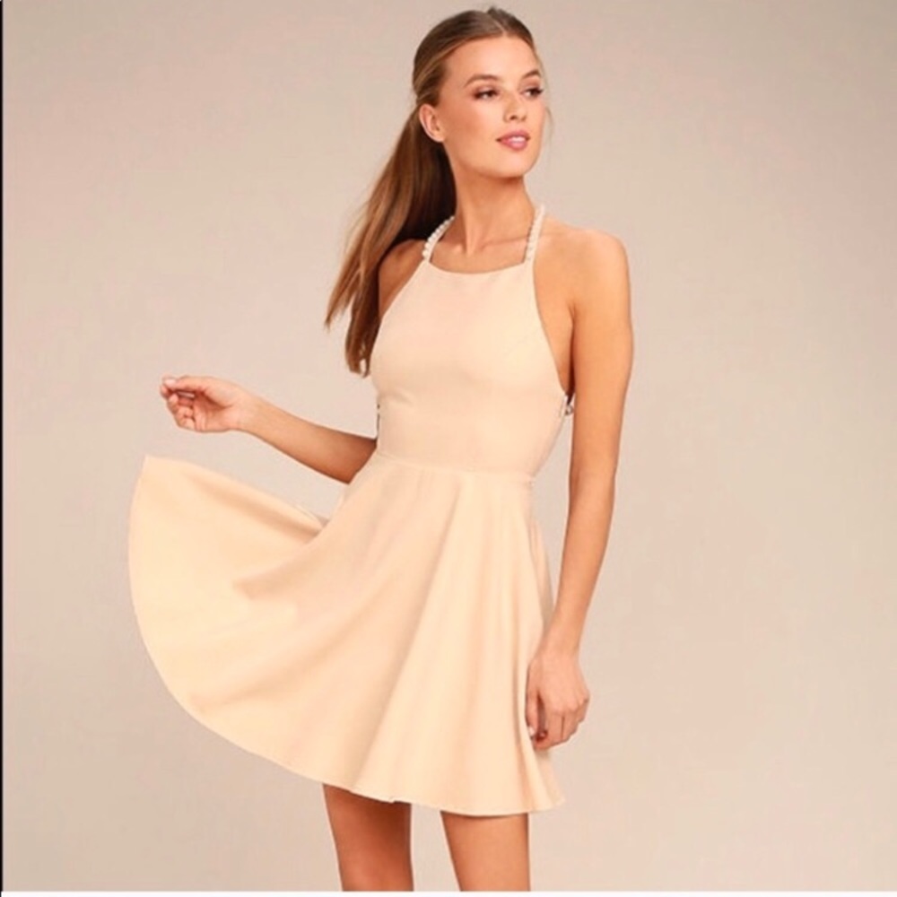 Lulus Adore You Skater Dress - Picture 1 of 8